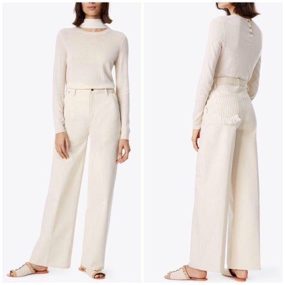 Tory Burch Caroline Wide Leg Jeans - Picture 5 of 5